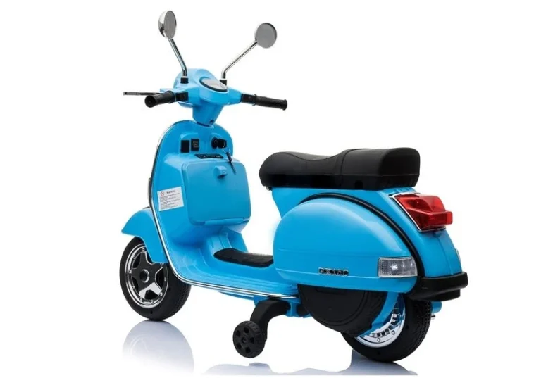 Vespa Scooter Električni Motocikl Plavi Motor Na Akumulator 4