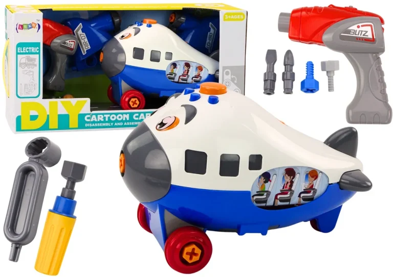 Vijčani Avion Diy Plavi 1