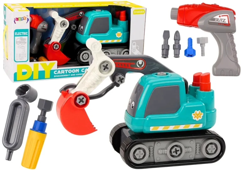 Vijčani Gusjenični Bager Diy Tirkizni 1