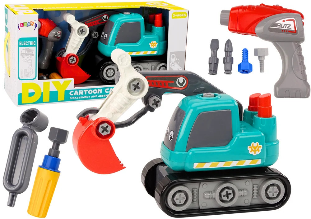 Vijčani Gusjenični Bager Diy Tirkizni 1