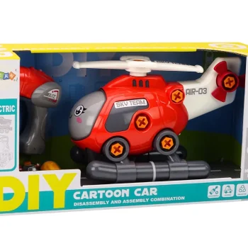 Vijčani Helikopter Diy Crveni 4