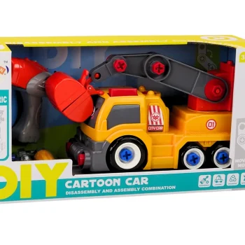 Vijčani Kamion S Dizalicom Diy Narančasti 5