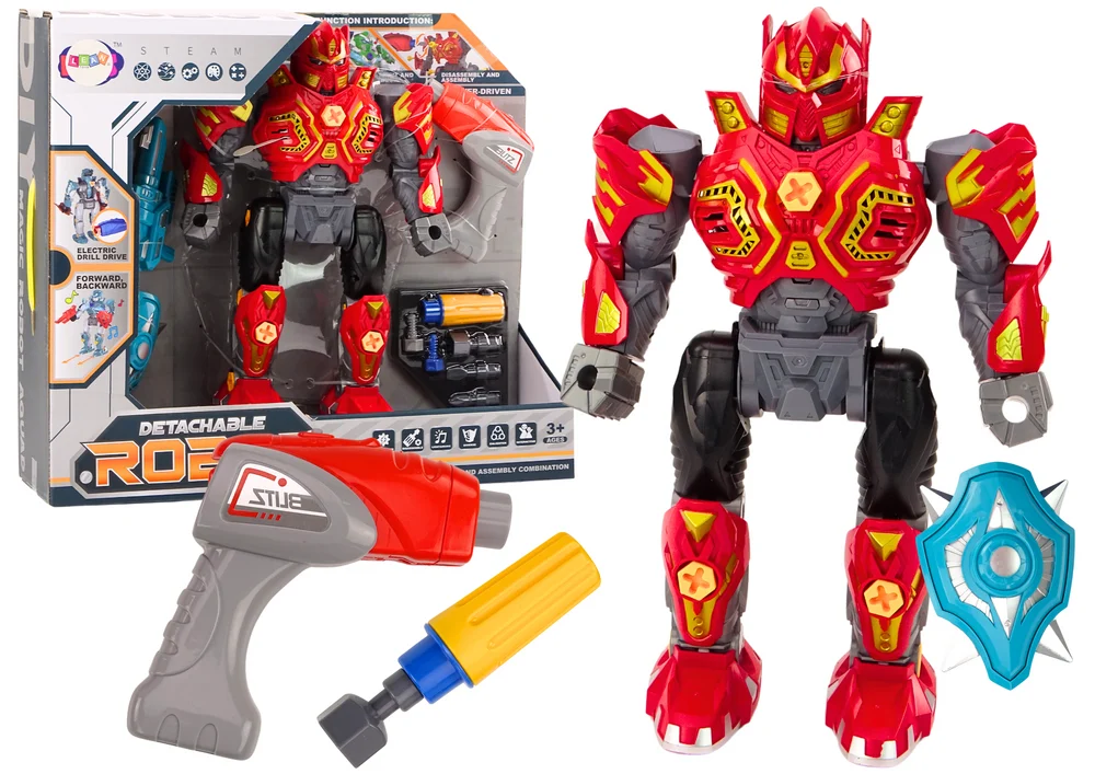Vijčani Robot S Bušilicom Crveni 1