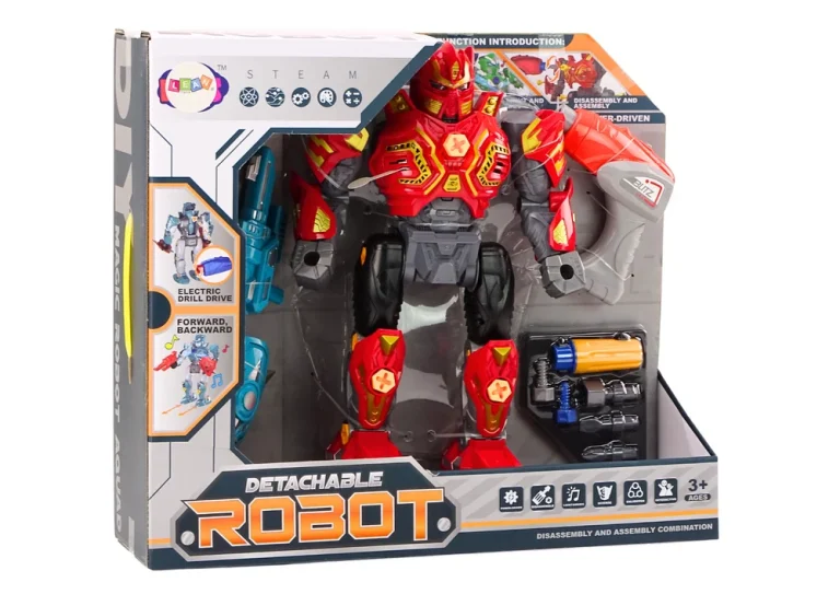 Vijčani Robot S Bušilicom Crveni 5