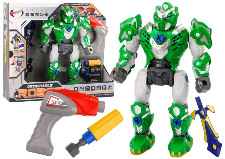 Vijčani Robot S Bušilicom Zeleni 1