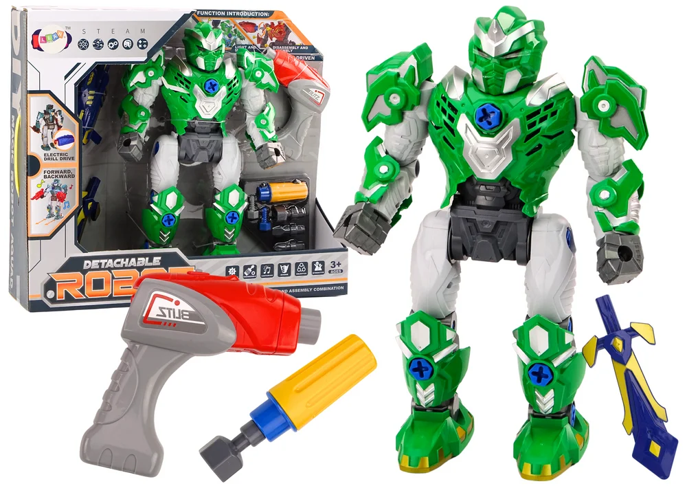 Vijčani Robot S Bušilicom Zeleni 1