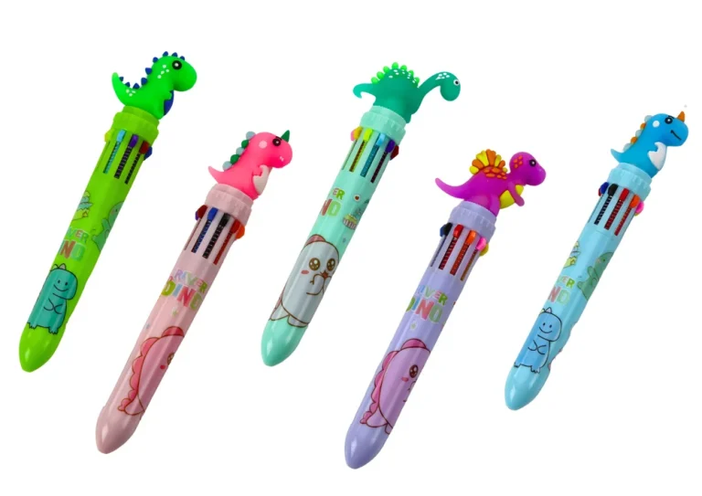 Višebojna Automatska Olovka S Dinosaurima, Miješana U 10 Boja 2