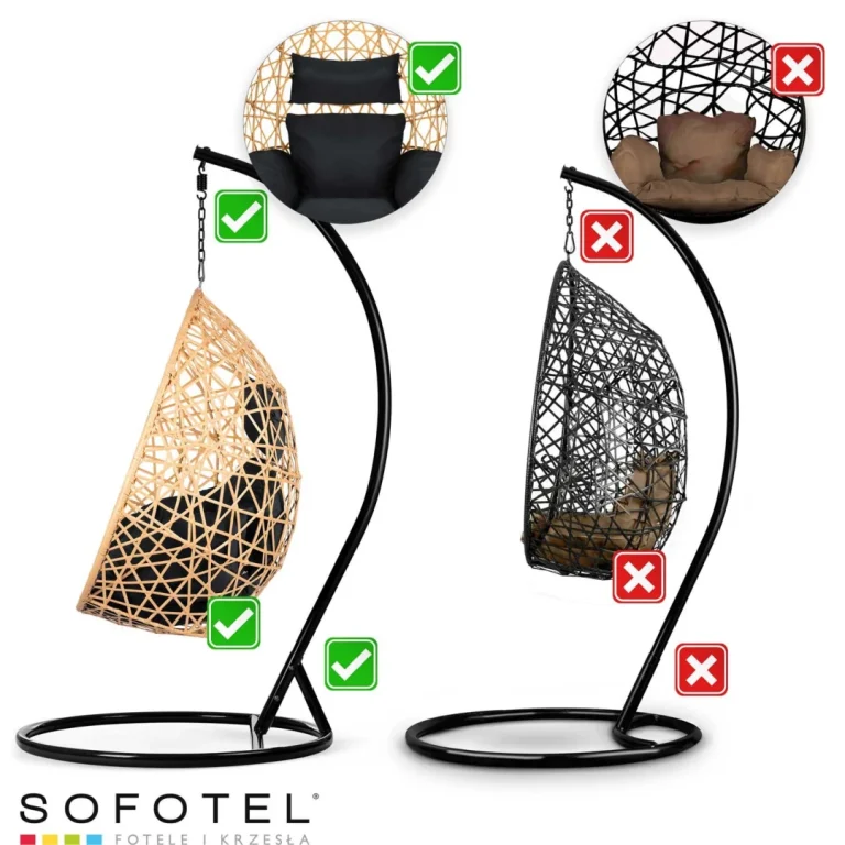 Viseća Vrtna Stolica Sabana Sofotel, Svijetlosmeđa 13