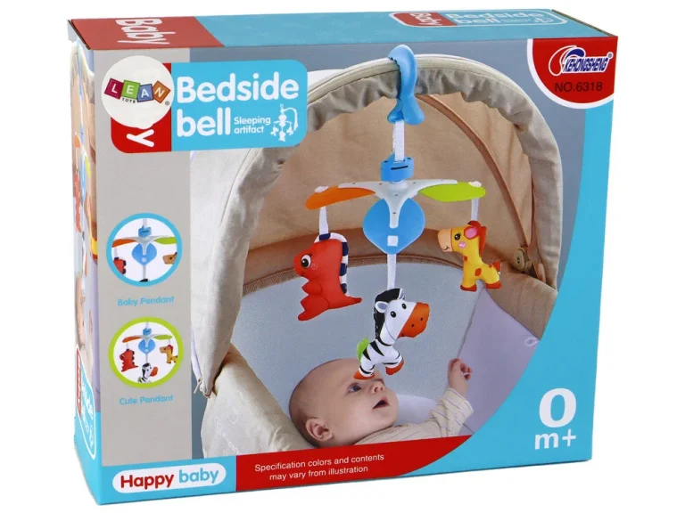 Viseći Vrtuljak Za Bebe Kopča životinje šareni 3