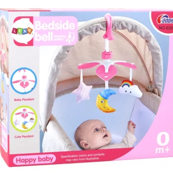 Viseći Vrtuljak Za Bebe Nebo Ružičasti S Kopčom 4