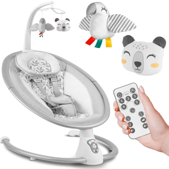 Višenamjenska Ljuljačka S Automatskim Ljuljanjem, Bijela I Siva Ricokids 705000 1