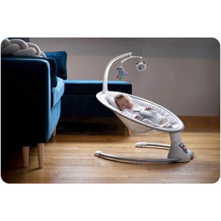Višenamjenska Ljuljačka S Automatskim Ljuljanjem, Bijela I Siva Ricokids 705000 10