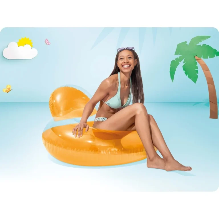 Višenamjenska Stolica Za Plivanje 137 × 122 Cm Intex 58889 žuta 5