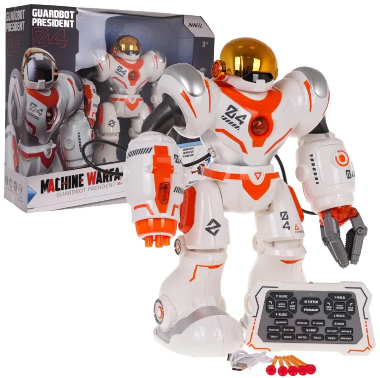 Višenamjenski Narančasto Bijeli R/c Robot 1