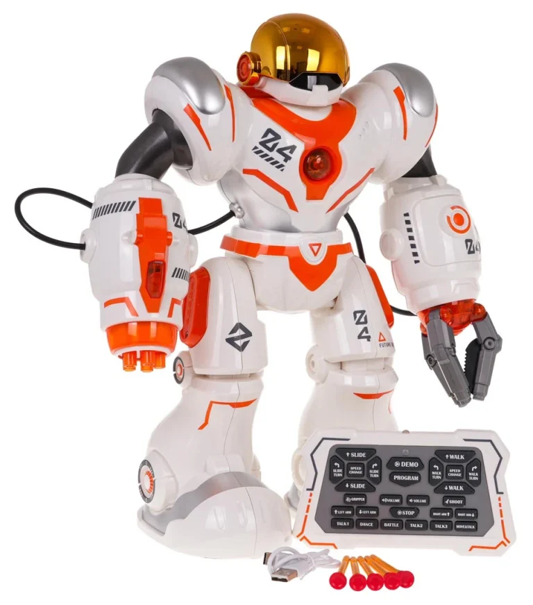 Višenamjenski Narančasto Bijeli R/c Robot 2