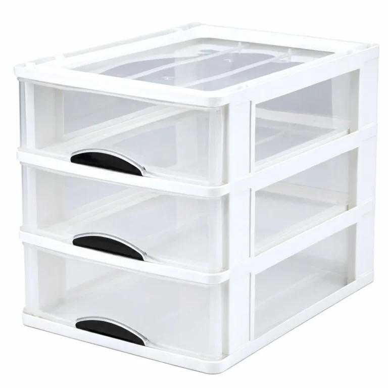 Višenamjenski Organizator S 3 Ladice, Plastični, Bijeli 6