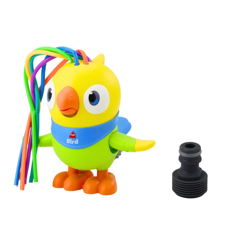 Vodena Igračka Fontana Papiga S Pokretnim Elementima, žuta 20 Cm 2