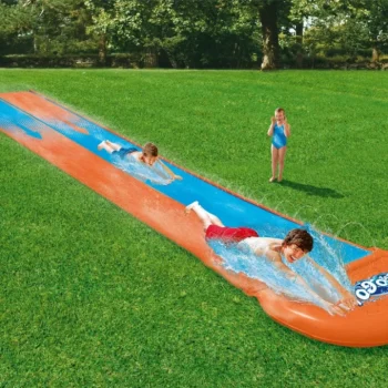 Vodeni Tobogan Za Djecu 3+ Dvostruka Staza 488 Cm Bestway + Krpa Za Popravak 6