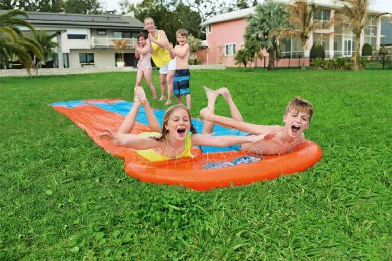 Vodeni Tobogan Za Djecu 3+ Dvostruka Staza 488 Cm Bestway + Krpa Za Popravak 7