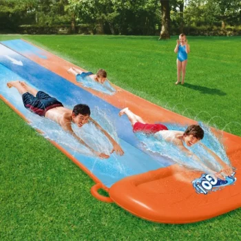 Vodeni Tobogan Za Djecu 3+ Trostruka Staza 488 Cm Bestway + Zakrpa Za Popravak 6