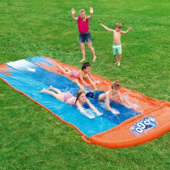 Vodeni Tobogan Za Djecu 3+ Trostruka Staza 488 Cm Bestway + Zakrpa Za Popravak 7