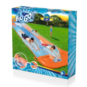 Vodeni Tobogan Za Djecu 3+ Trostruka Staza 488 Cm Bestway + Zakrpa Za Popravak 8