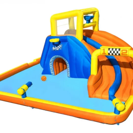 Vodeni Zabavni Park Za Djecu 5+ Bestway Tobogan + Košarka + Tunel + Tuš 1