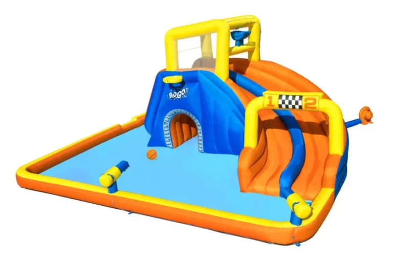 Vodeni Zabavni Park Za Djecu 5+ Bestway Tobogan + Košarka + Tunel + Tuš 1