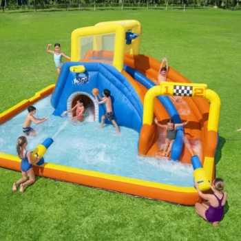 Vodeni Zabavni Park Za Djecu 5+ Bestway Tobogan + Košarka + Tunel + Tuš 2