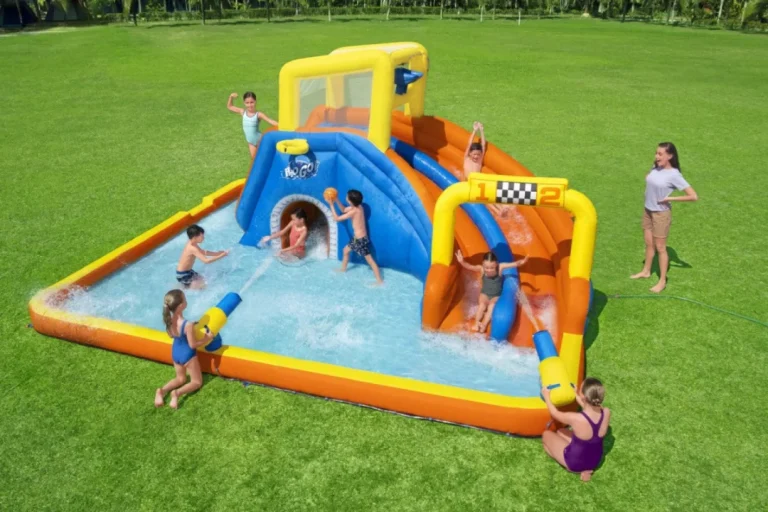 Vodeni Zabavni Park Za Djecu 5+ Bestway Tobogan + Košarka + Tunel + Tuš 2