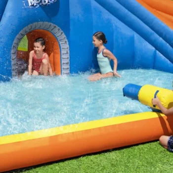 Vodeni Zabavni Park Za Djecu 5+ Bestway Tobogan + Košarka + Tunel + Tuš 4