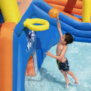 Vodeni Zabavni Park Za Djecu 5+ Bestway Tobogan + Košarka + Tunel + Tuš 8