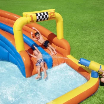 Vodeni Zabavni Park Za Djecu 5+ Bestway Tobogan + Košarka + Tunel + Tuš 9