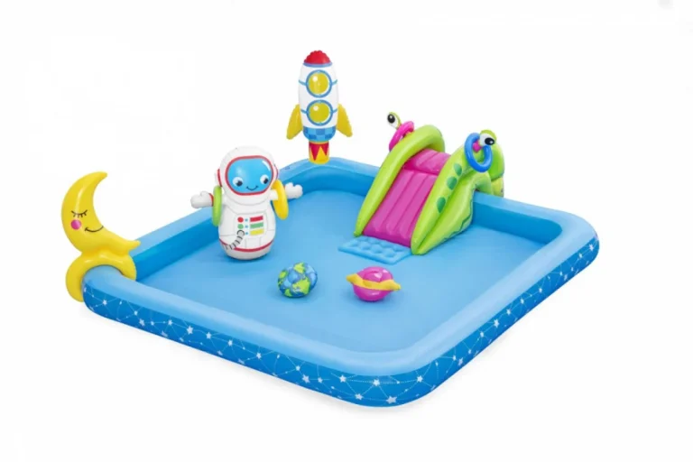 Vodeno Igralište Mali Astronaut 288x206x84 Bestway 5u1 + Tobogan + Obruči 1