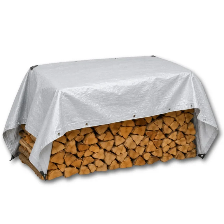 Vodootporna Cerada Siva 3 × 4 M, Ojačana S Ušicama 3