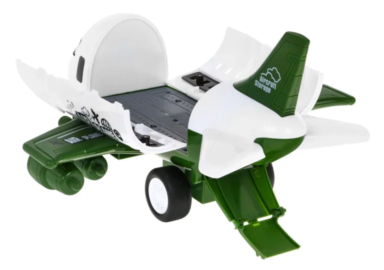 Vojni Avion 2u1 S Parkiralištem I 6 Vozila 3+ 6