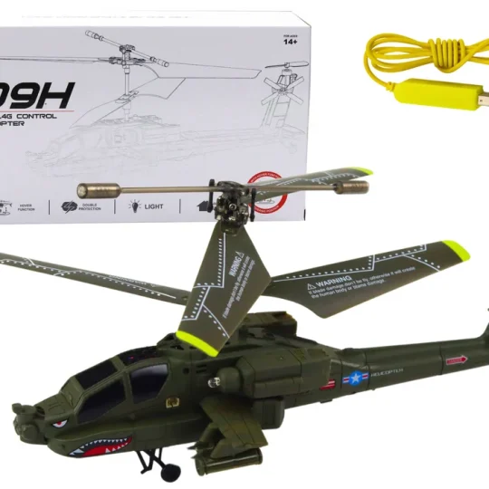 Vojni Helikopter Apache Na Daljinsko Upravljanje, Syma S109h, Kaki 1