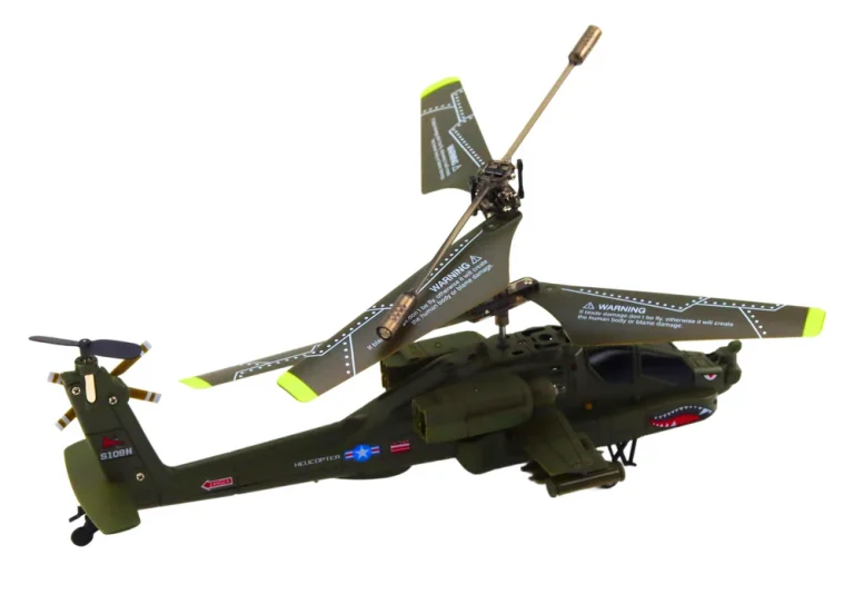 Vojni Helikopter Apache Na Daljinsko Upravljanje, Syma S109h, Kaki 3