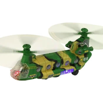 Vojni Helikopter, Ogromna Krila, Svjetla, Zvuk Moro 2