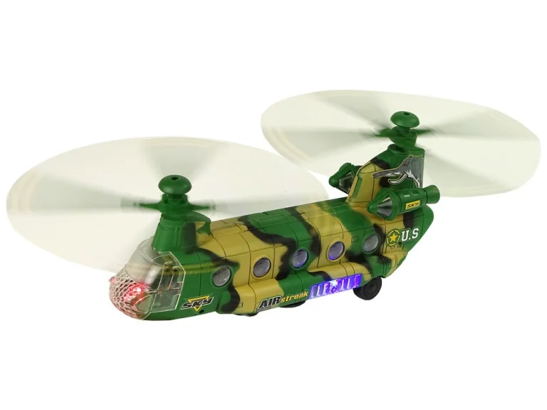 Vojni Helikopter, Ogromna Krila, Svjetla, Zvuk Moro 2