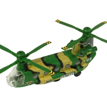 Vojni Helikopter, Ogromna Krila, Svjetla, Zvuk Moro 3