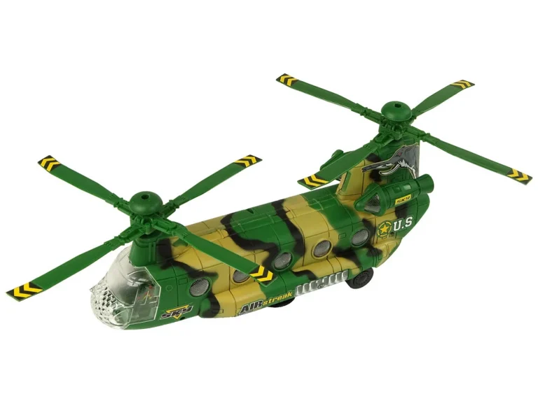 Vojni Helikopter, Ogromna Krila, Svjetla, Zvuk Moro 3