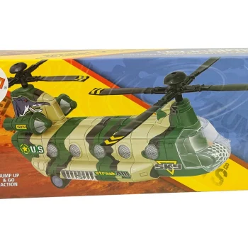 Vojni Helikopter, Ogromna Krila, Svjetla, Zvuk Moro 4