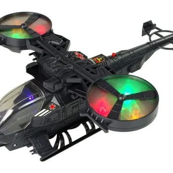 Vojni Helikopter, Ogromna Krila, Svjetla, Zvuk Rotacije 2
