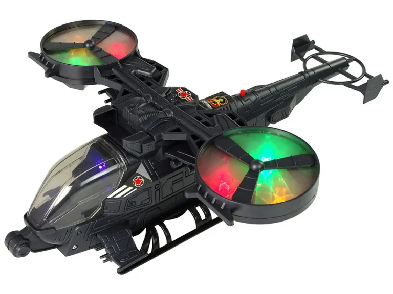 Vojni Helikopter, Ogromna Krila, Svjetla, Zvuk Rotacije 2