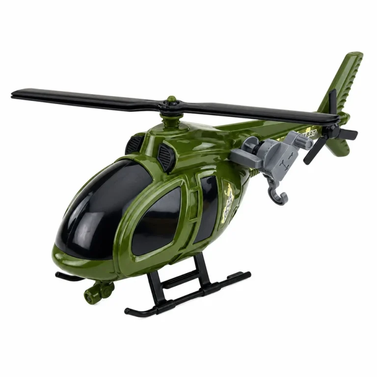 Vojni Helikopter Sa Svjetlima Kuke Zvuči Zeleno 2