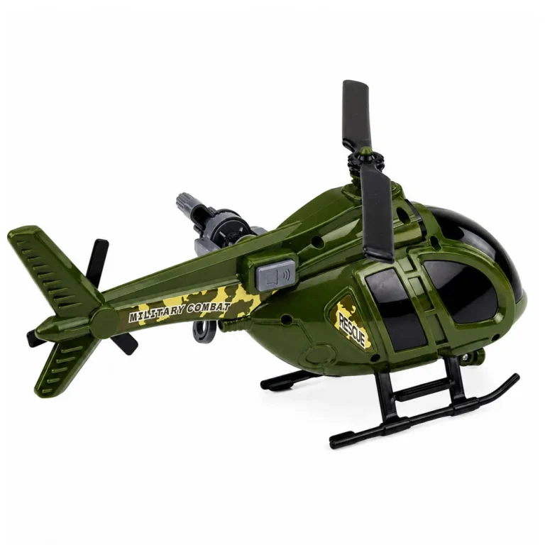 Vojni Helikopter Sa Svjetlima Kuke Zvuči Zeleno 3