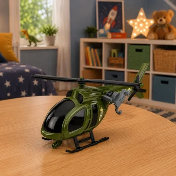 Vojni Helikopter Sa Svjetlima Kuke Zvuči Zeleno 4