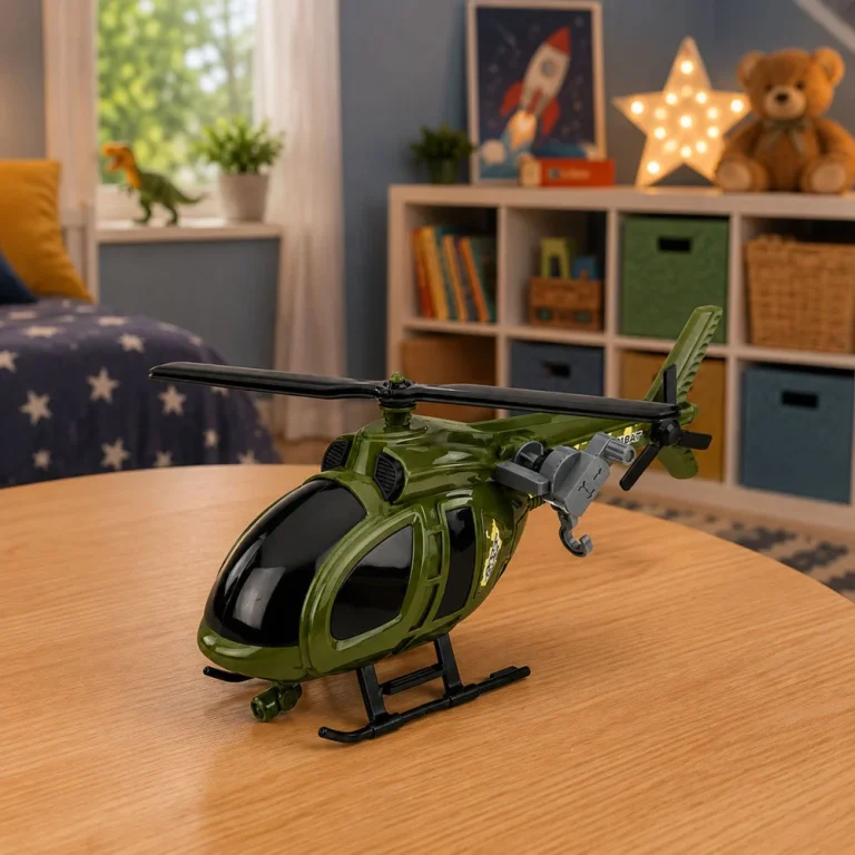 Vojni Helikopter Sa Svjetlima Kuke Zvuči Zeleno 4