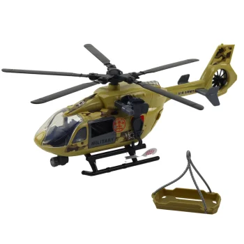 Vojni Helikopter, Vojnička Kuka, Svjetla, Zvukovi Nosila 1:14 2